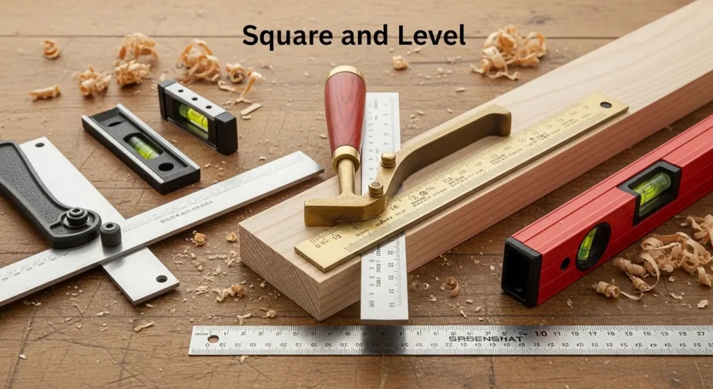 Ferramentas de medição marcenaria