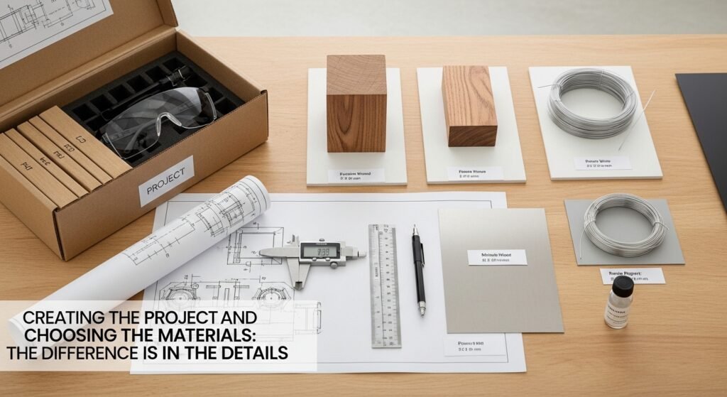 A Criação do Projeto e a Escolha dos Materiais