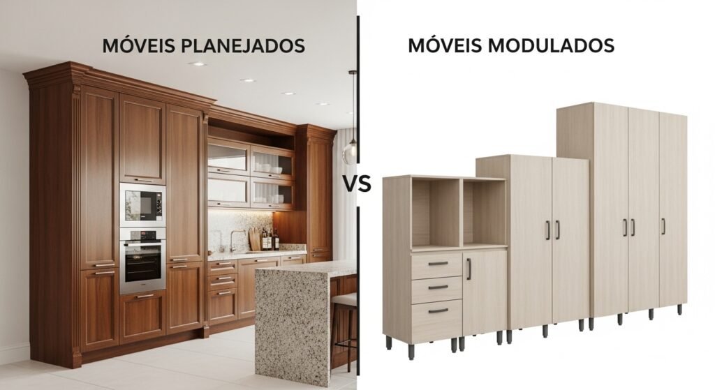 Diferença entre Móveis Planejados e Modulados: