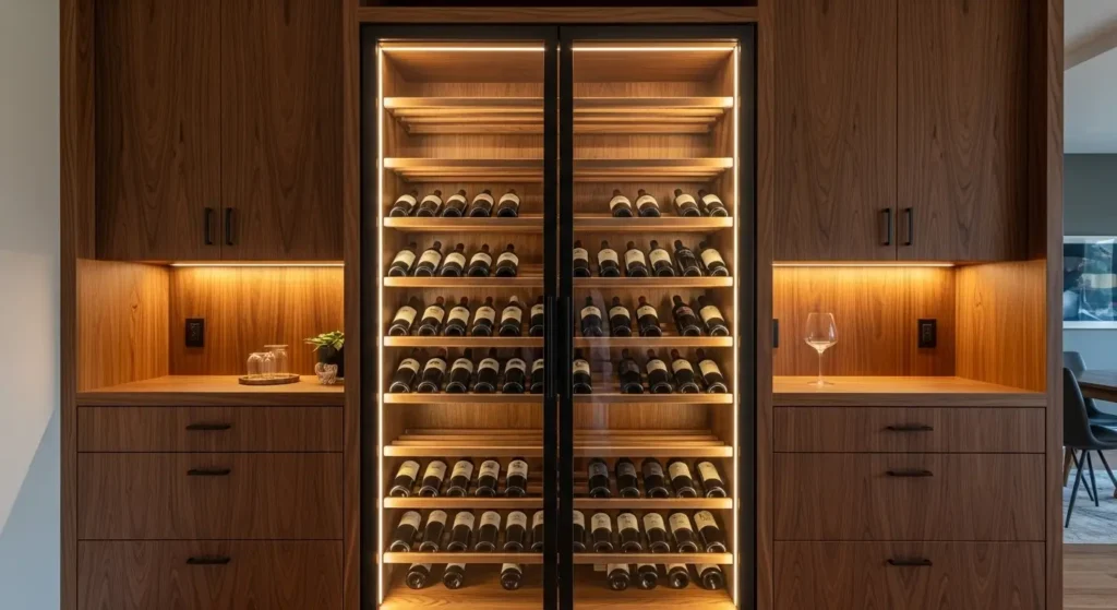 Adega Climatizada: Projetos de Marcenaria Personalizados Projeto de Marcenaria para Adega Climatizada